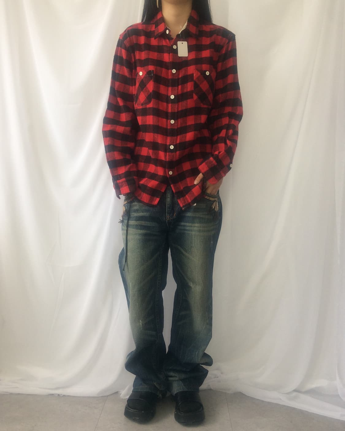 Check pattern shirt 상품이미지7