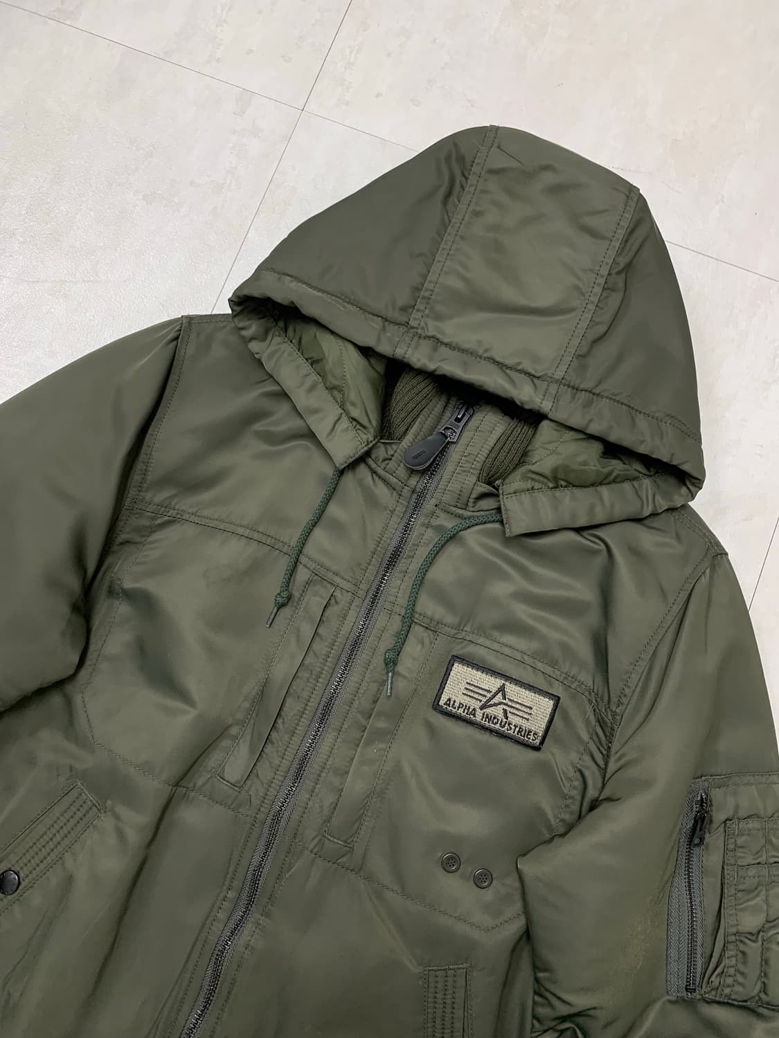 알파인더스트리 후드 항공점퍼 #131 상품이미지2