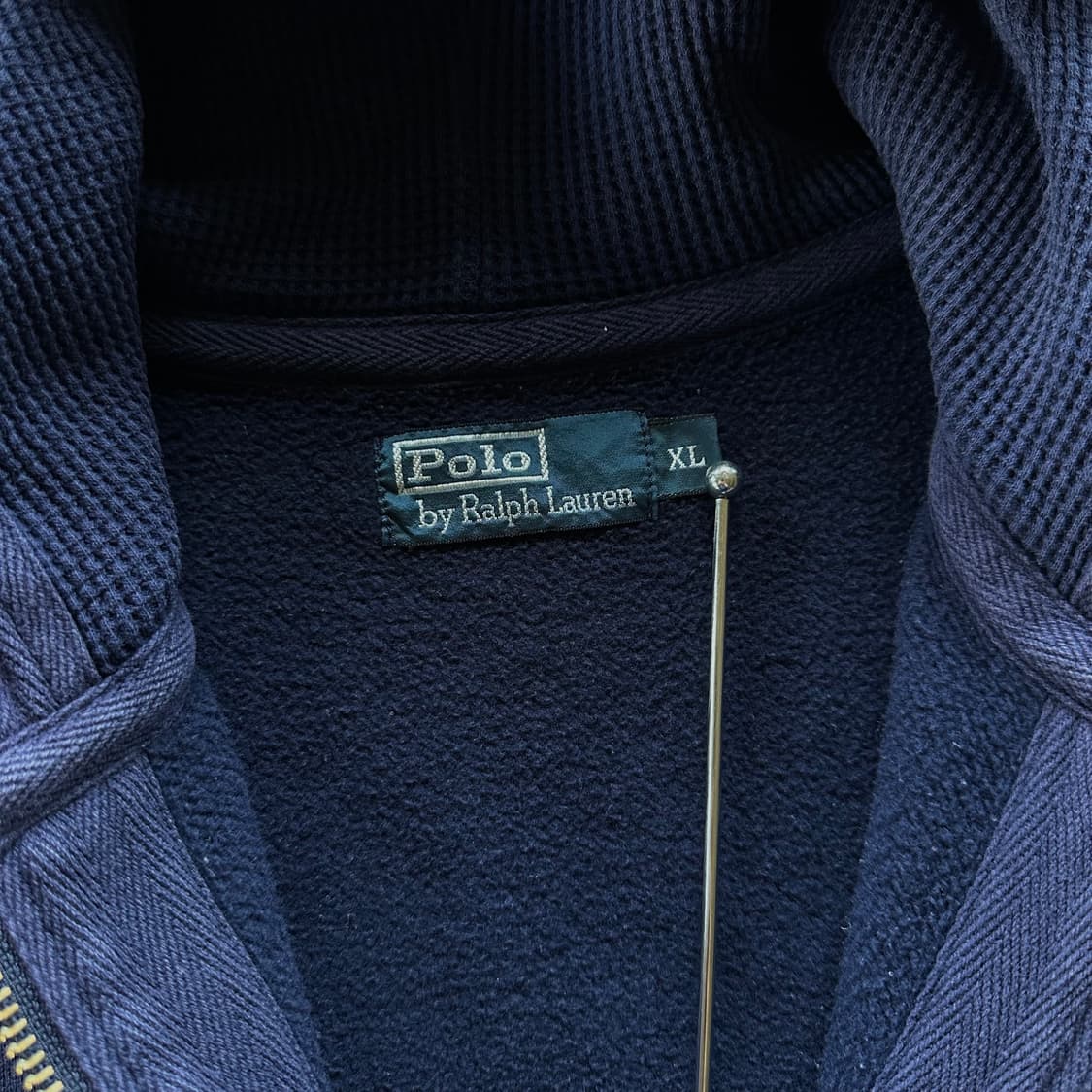 [L-XL]폴로 랄프로렌 네이비 기모 후드집업 상품이미지8