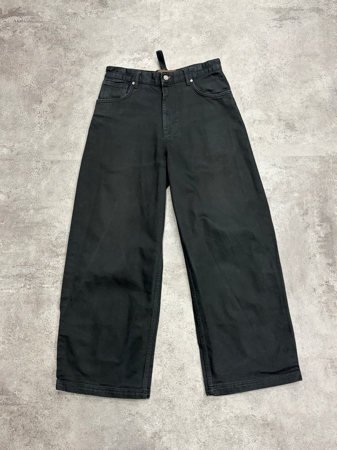 ZARA x Studio Nicholson 와이드 블랙 데님 팬츠 상품이미지1