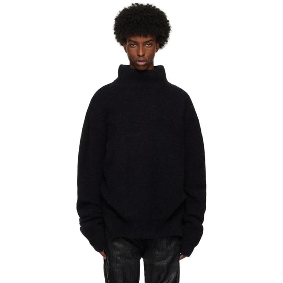 릭오웬스 헤비 알파카 피셔맨 타바드 상품이미지3