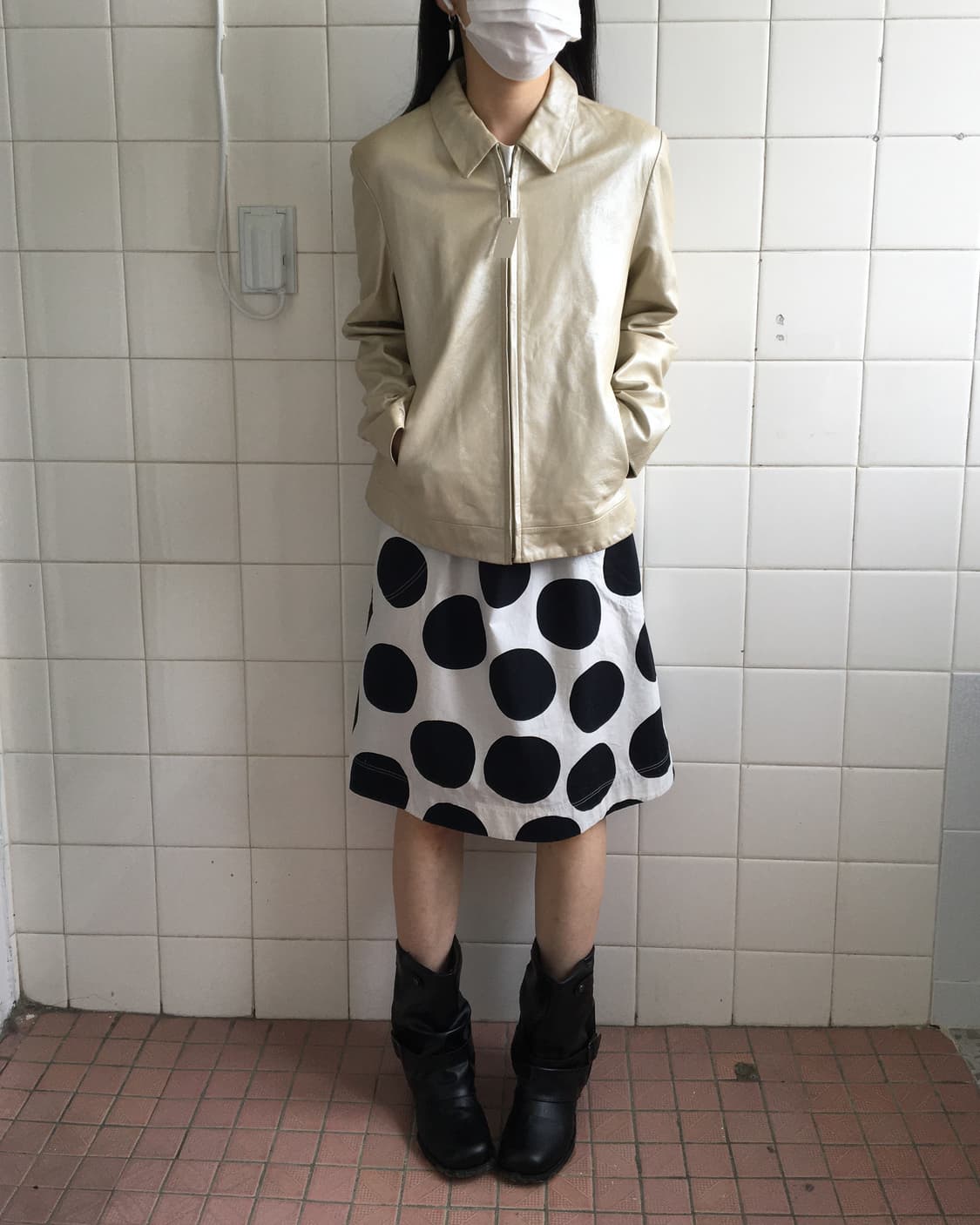Glossy leather jacket 상품이미지7