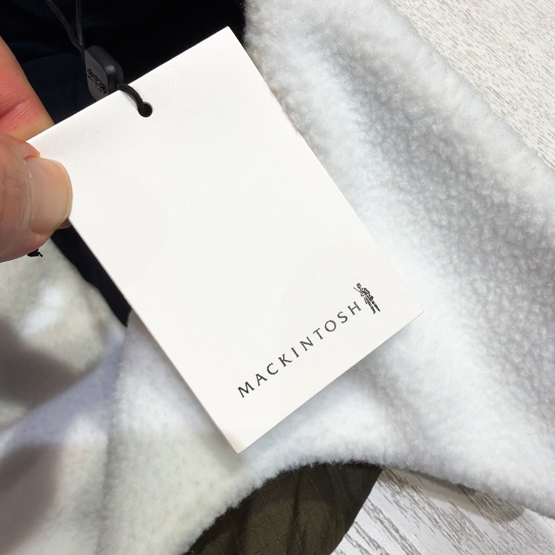 (정품/새상품) MACKINTOSH 매킨토시 공용 카키 트래퍼 햇 상품이미지5