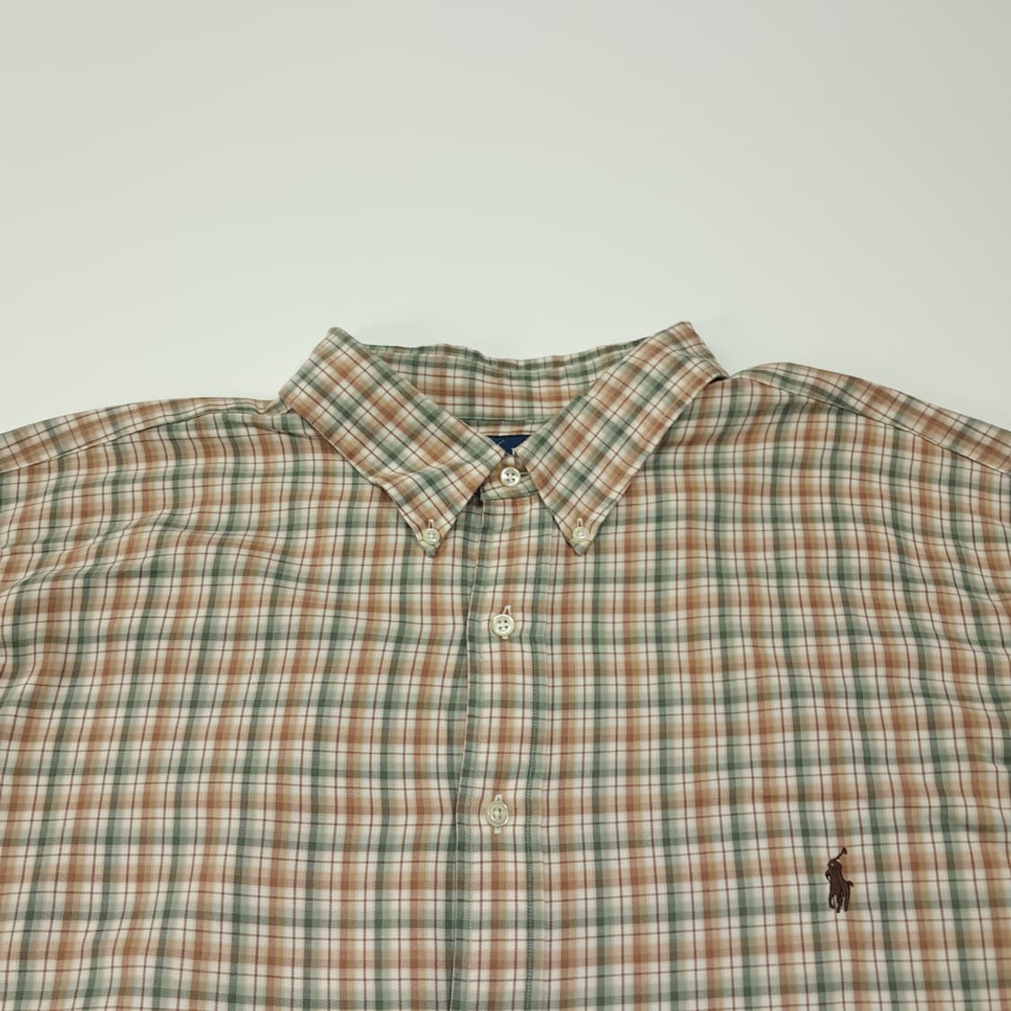 CL629 3XB 폴로 00s 태터솔체크 버튼다운 멀티컬러 셔츠 남방 상품이미지2