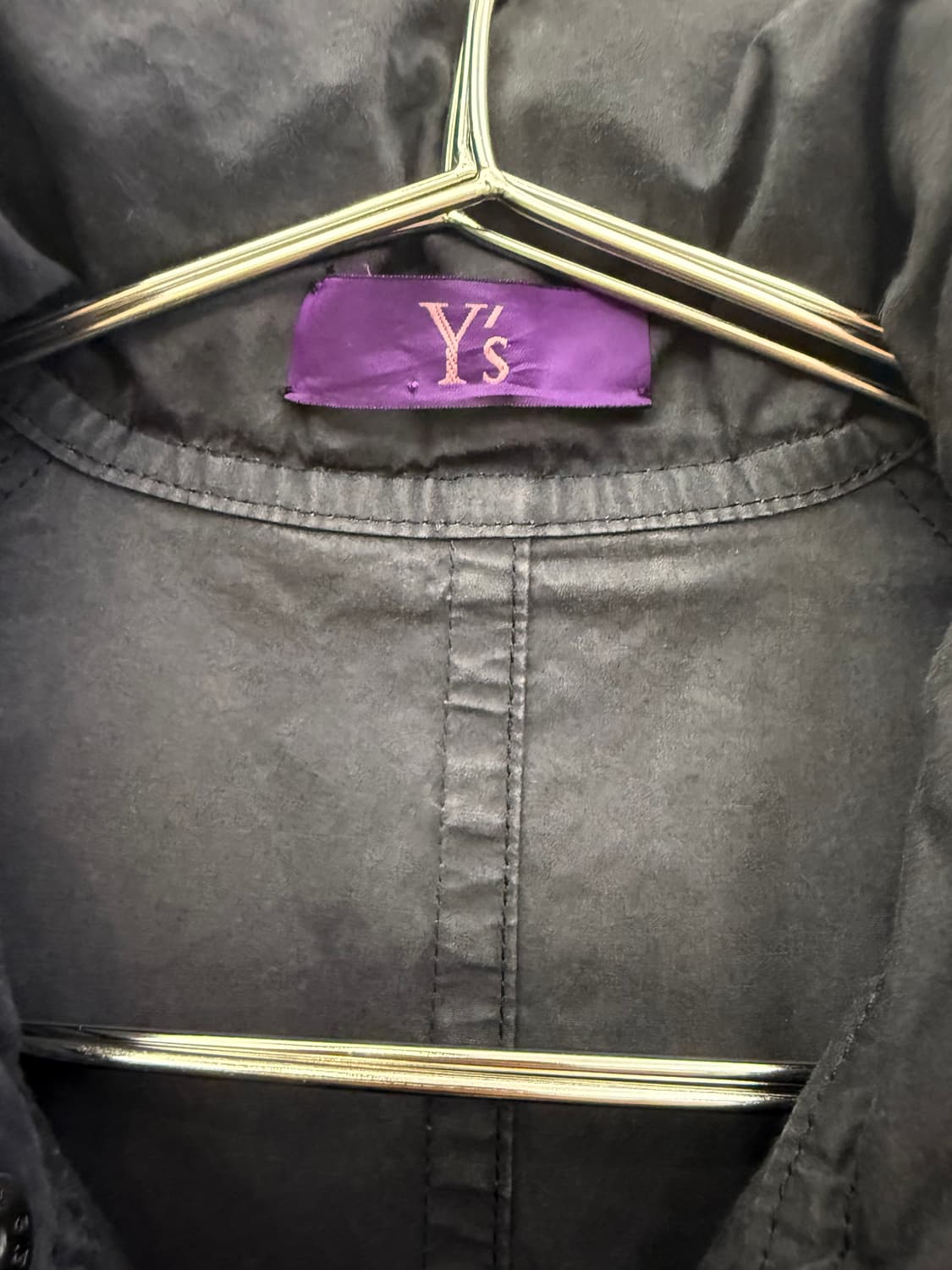 Ys 요지야마모토 페이딩 코튼 투웨이 하이넥 파카 상품이미지7