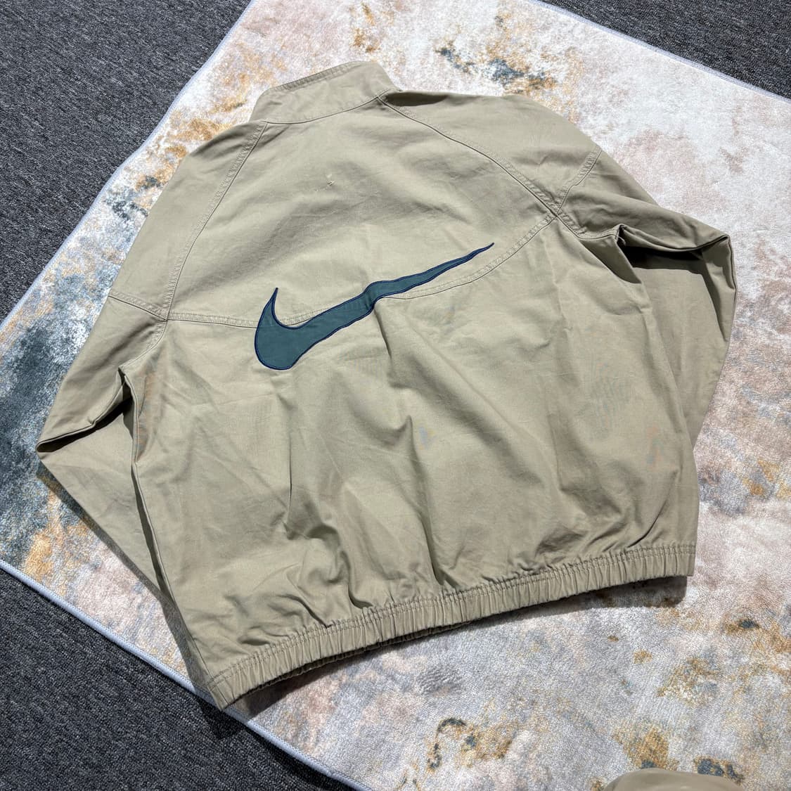 나이키 올드스쿨 빅로고 반집업 자켓 상품이미지2