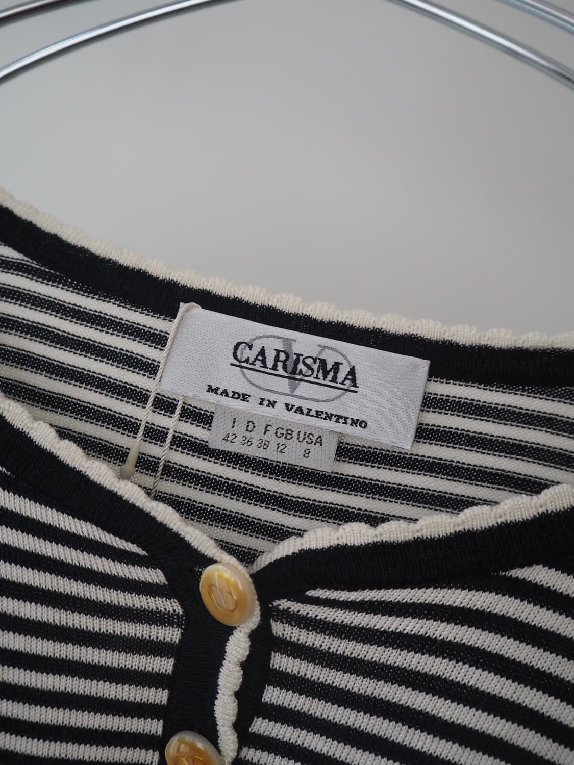 1990's CARISMA VALENTINO knit top  상품이미지5