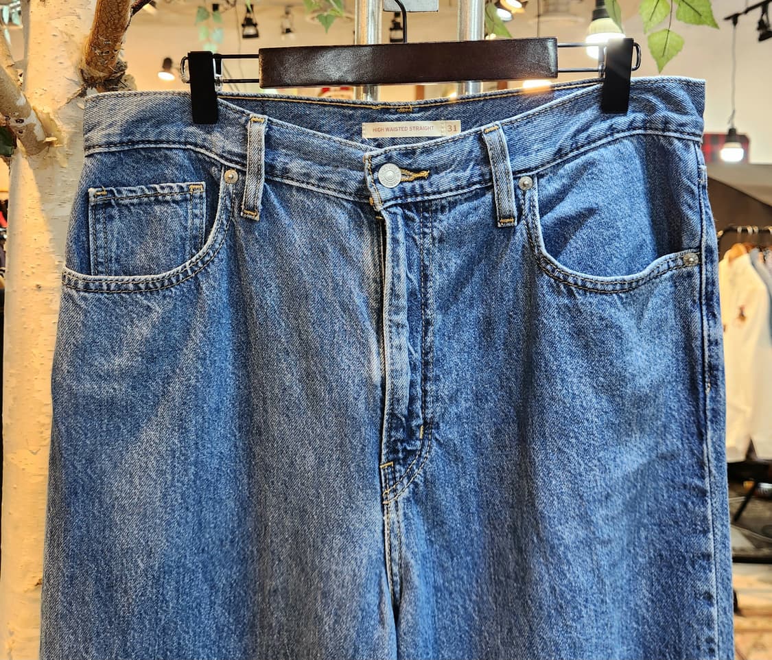 LEVIS 리바이스 하이웨스트 스트레이트 핏 데님 팬츠 상품이미지4