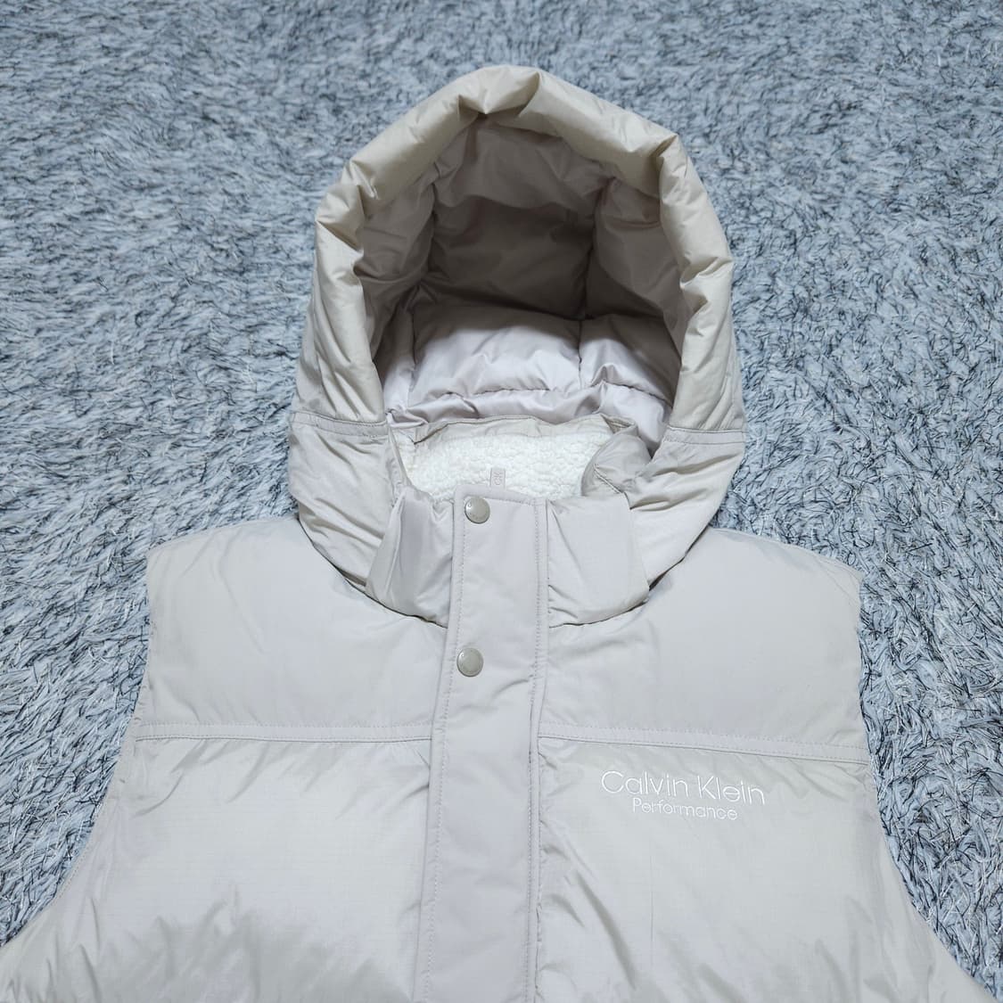 CK켈빈클라인) M 남자 양털안감 패딩조끼 / 왕눈이샵 상품이미지2