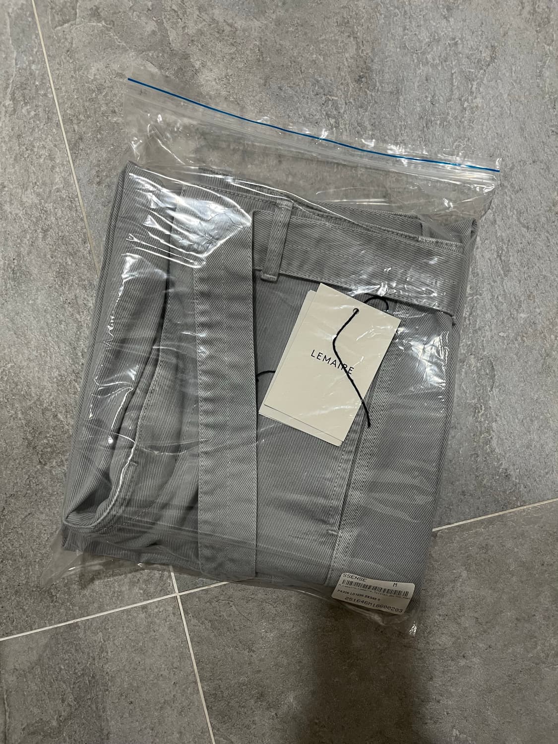 25SS 르메르 그레이 트위스트 벨트 데님 진 상품이미지3