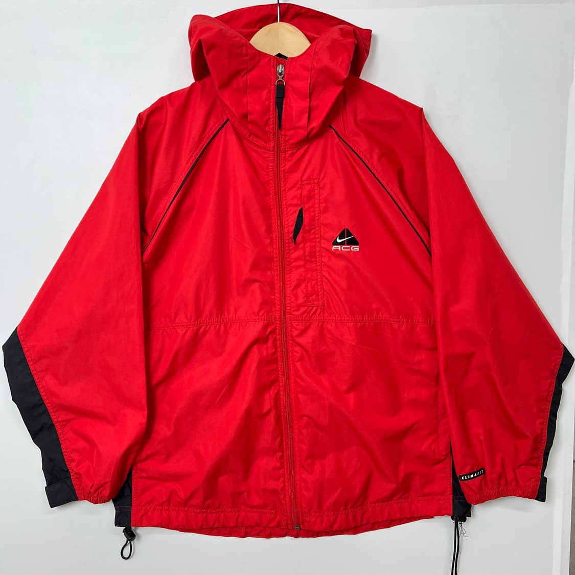 00s NIKE 나이키 ACG 레드블랙 후드 바람막이 상품이미지2