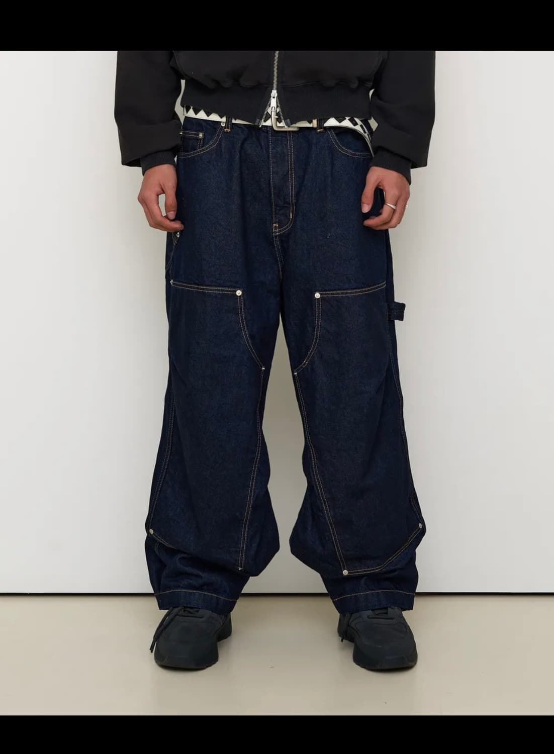 [2] 9999아카이브 더블니 데님팬츠 상품이미지2