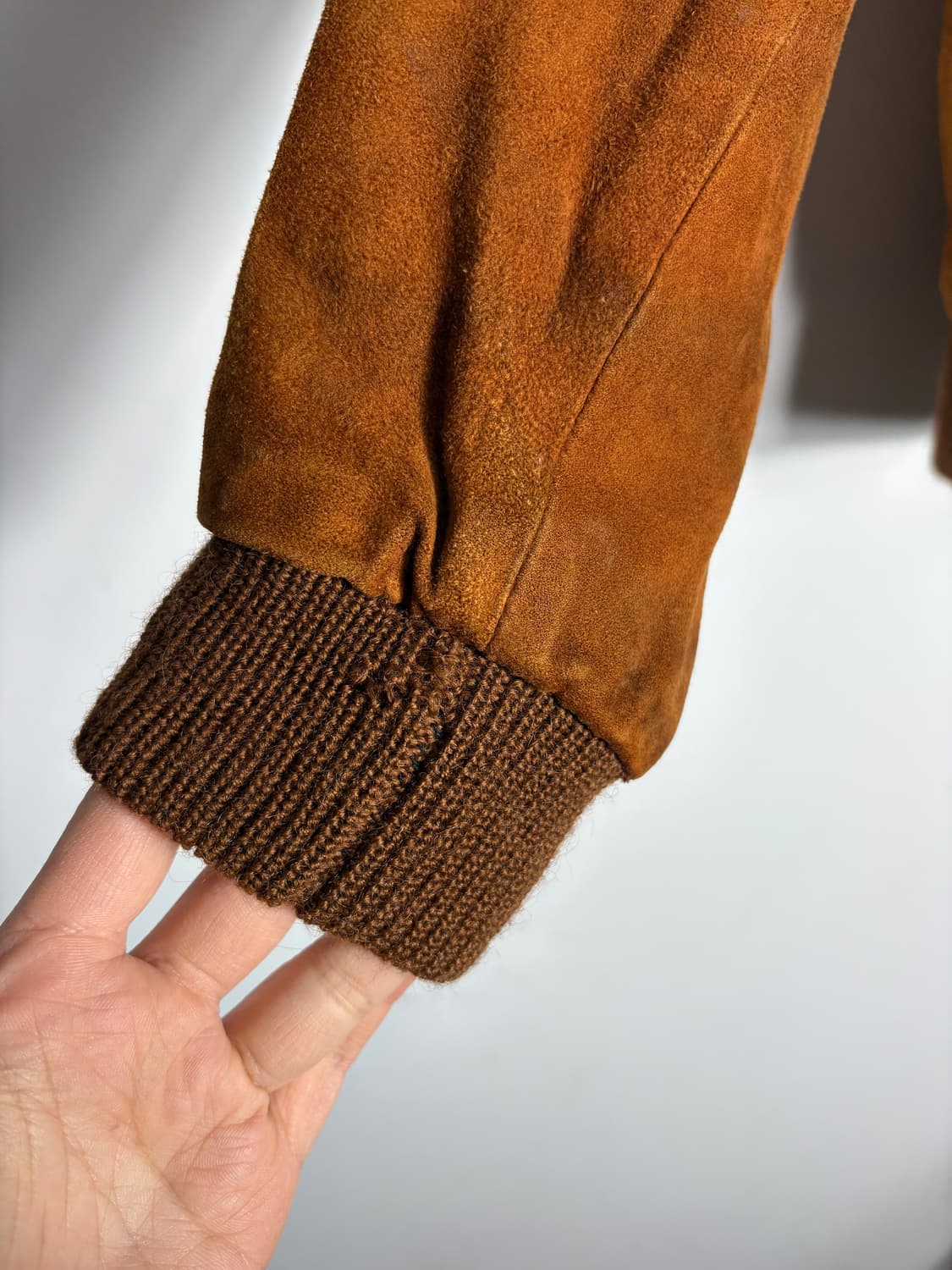 스웨이드 가죽 블루종 자켓 상품이미지8