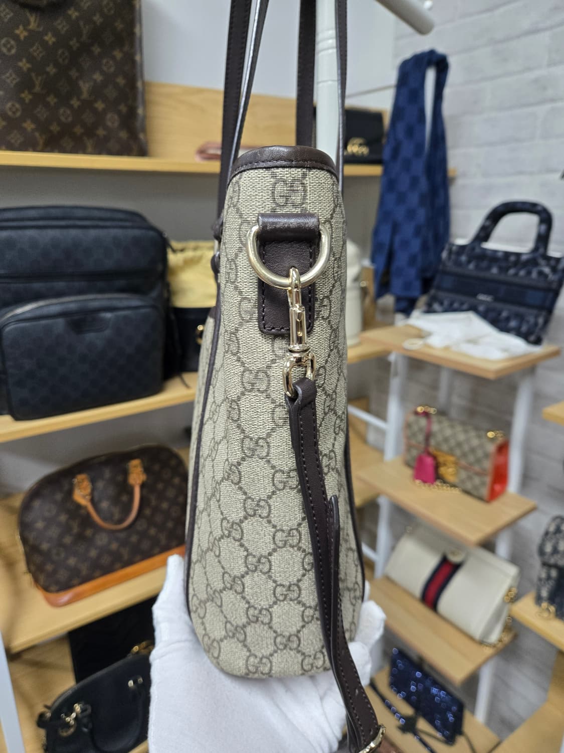 [특가][정품]구찌 시그니처 토트 숄더백 상품이미지4