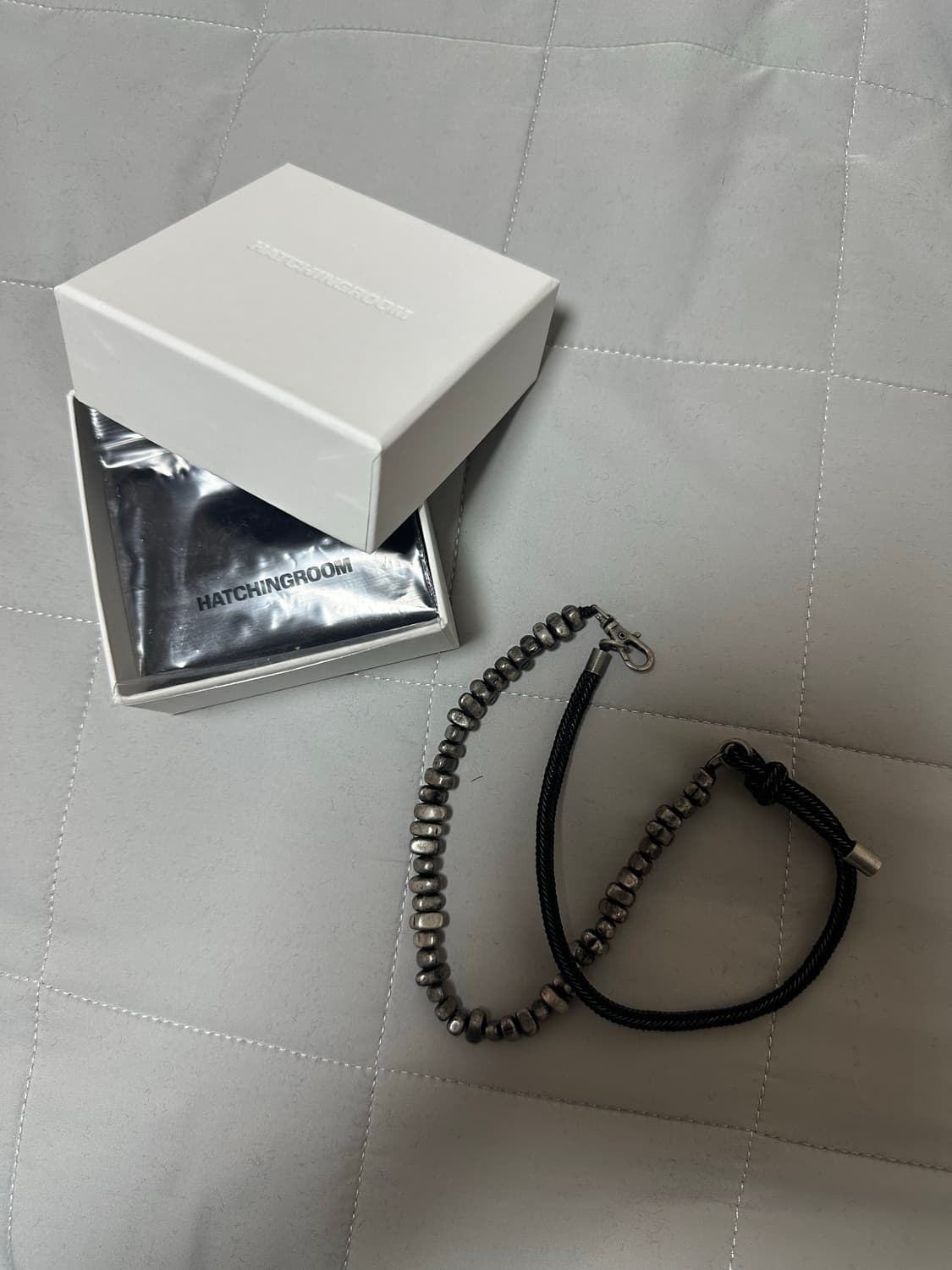 해칭룸 스톤볼 돌맹이 비즈 3way 팔찌 상품이미지2