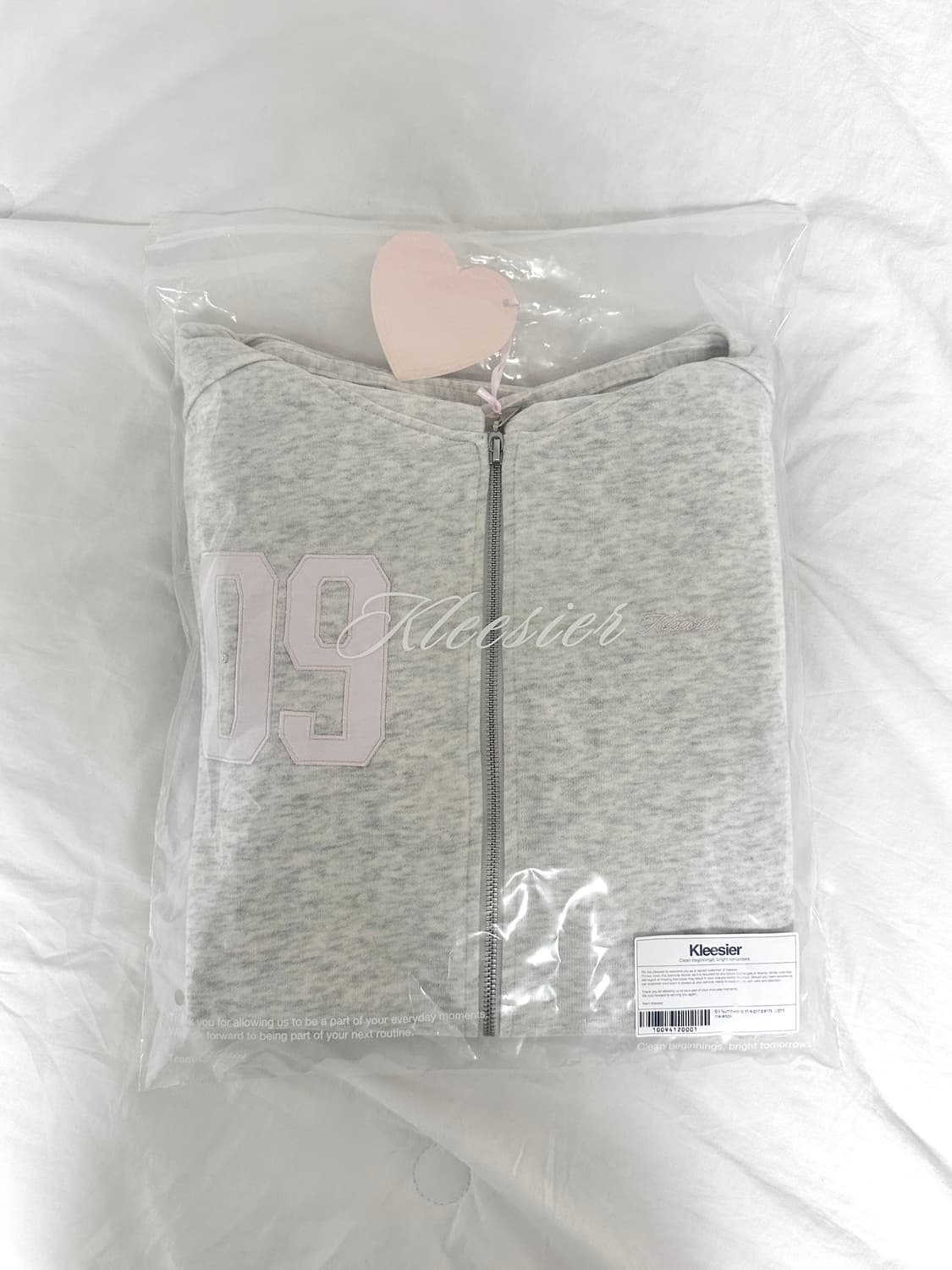 클리시어 09 후드집업 새상품 상품이미지1