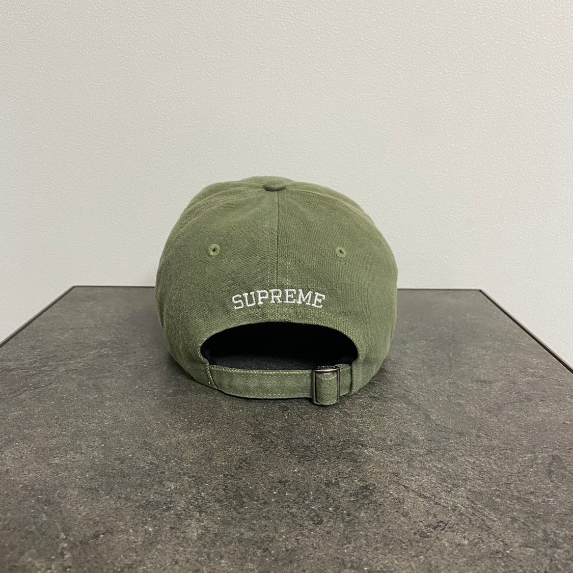 (OS) 슈프림 S로고 볼캡 모자 22SS 케블라 올리브 상품이미지4