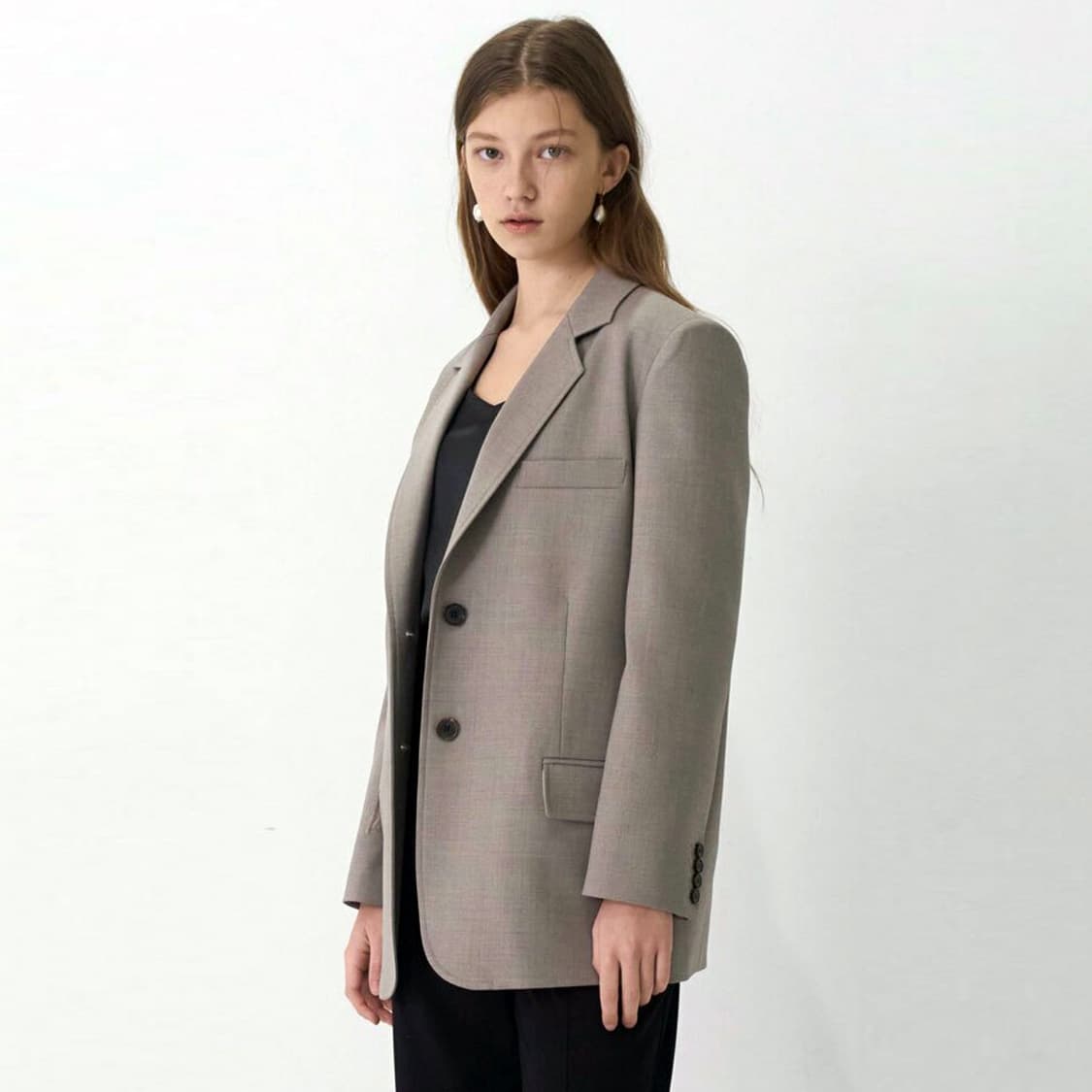 마론에디션 얼티메이트 그레이 싱글자켓 프리사이즈 새상품 상품이미지3