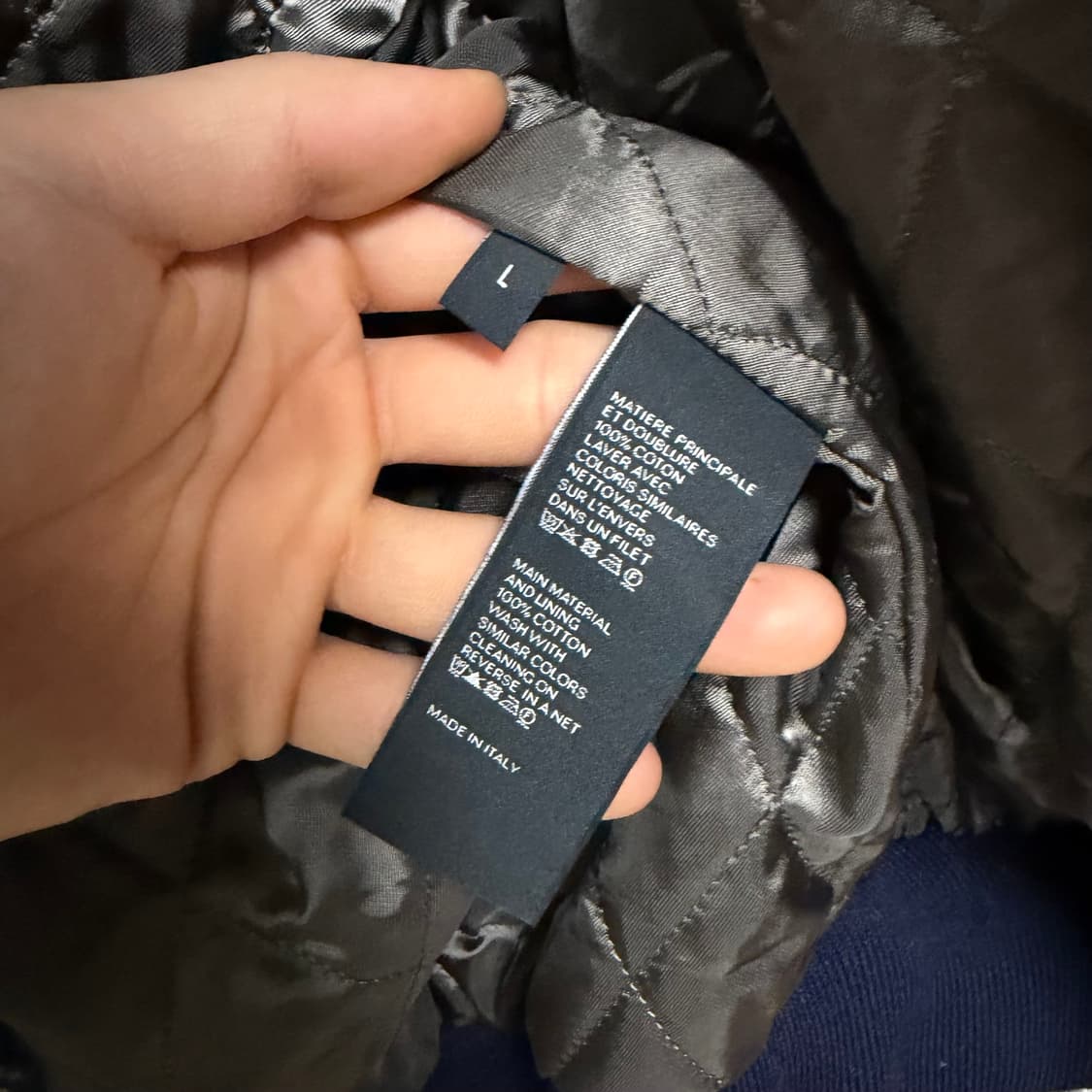 [S급/L] 셀린느 후드 데님 바시티 자켓 상품이미지7