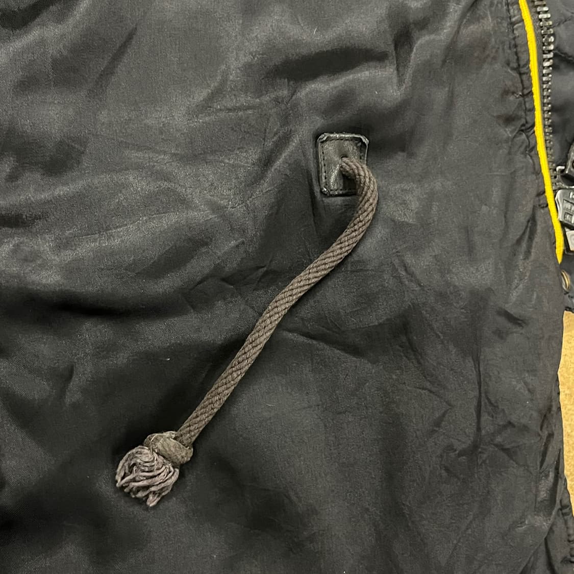 [정품/M] 폴로진스 블랙 후드 패딩 점퍼 b18 상품이미지8