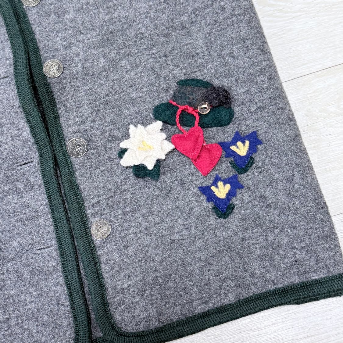 오스트리아 Boos 트라흐텐(Trachten) 울 베스트 / 티롤베스트 상품이미지4