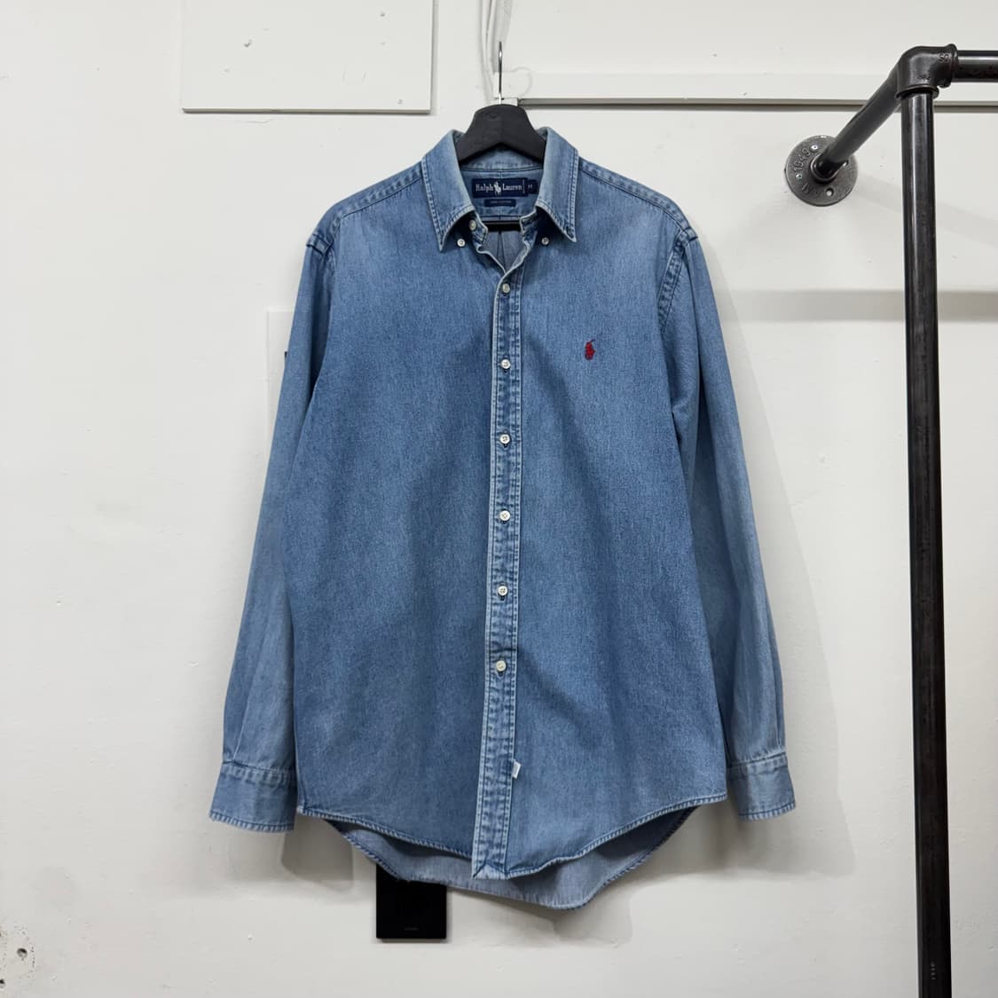 [M] 폴로 랄프로렌 빈티지 데님셔츠 상품이미지1