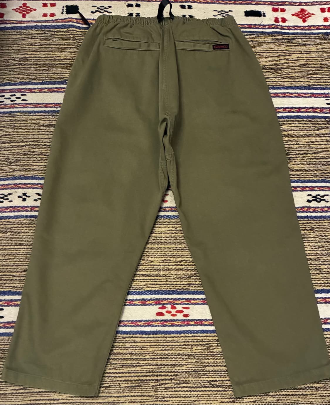 (M~L)그라미치 퍼티그 루즈 테이퍼드팬츠 올리브 카키 상품이미지4