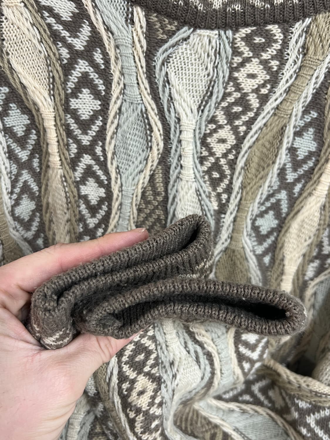 Old Country Vintage 빈티지 케이블 꽈배기 니트 상품이미지3