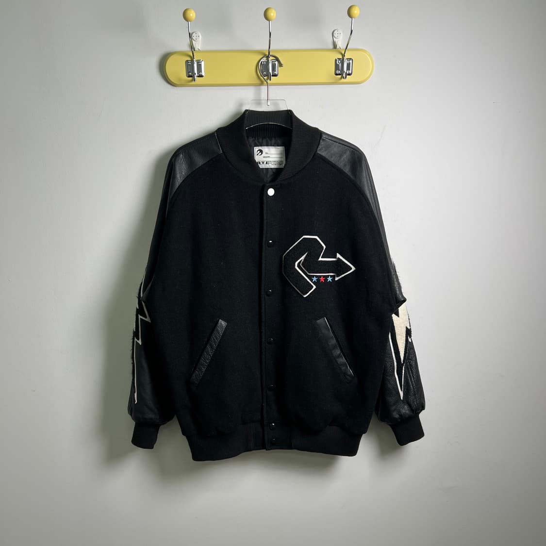 JPN VTG 빈티지 블랙 바시티 자켓  상품이미지1