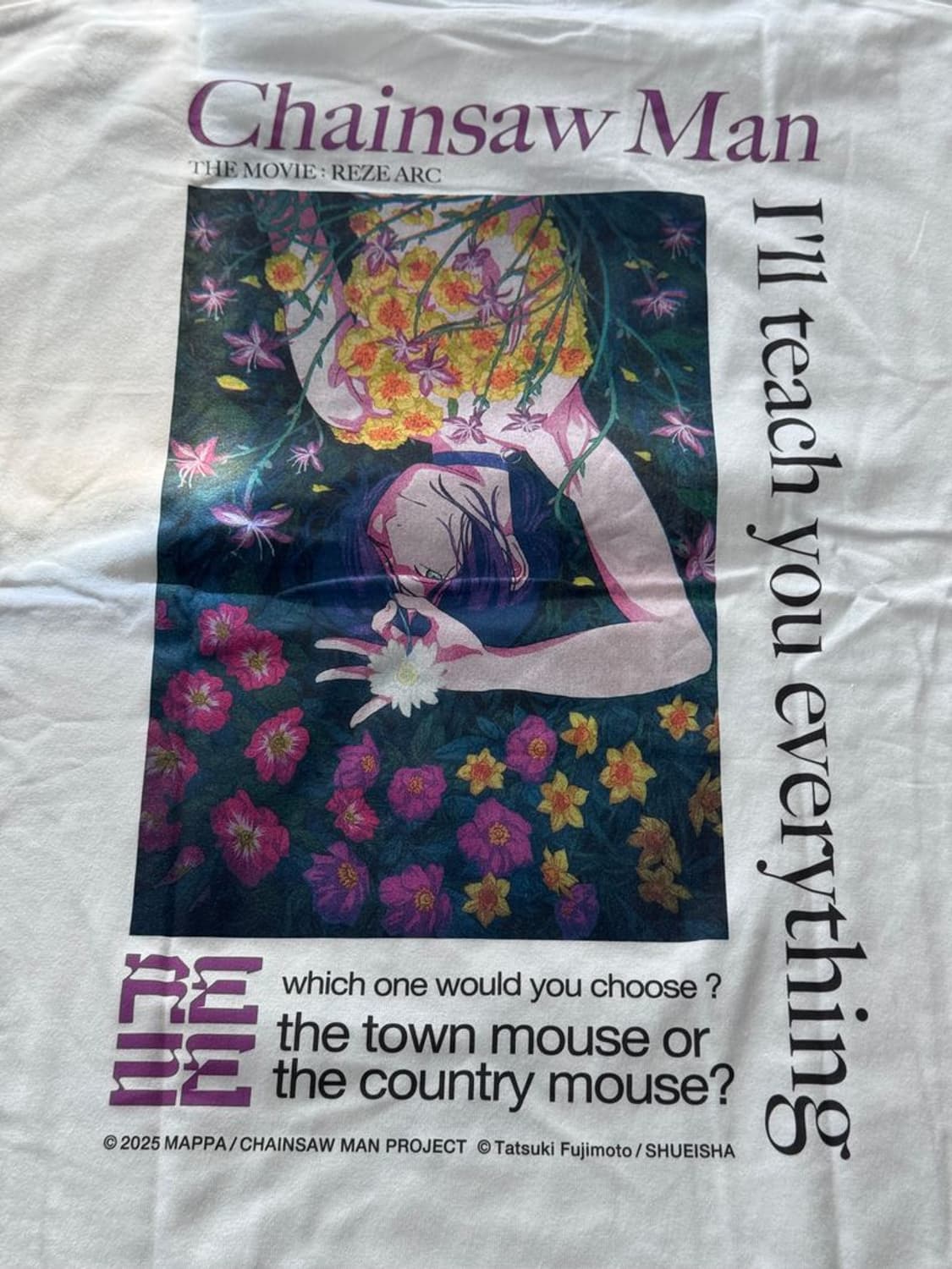 REZE PRINT TEE 체인소맨 레제 프린트 티셔츠 상품이미지2