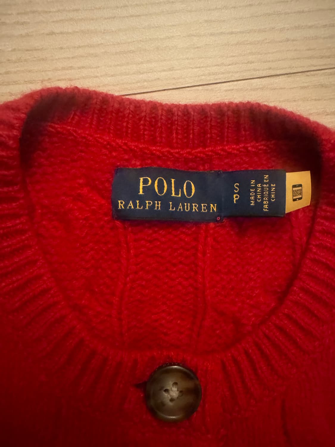 폴로 케이블 울 캐시미어 가디건 상품이미지2