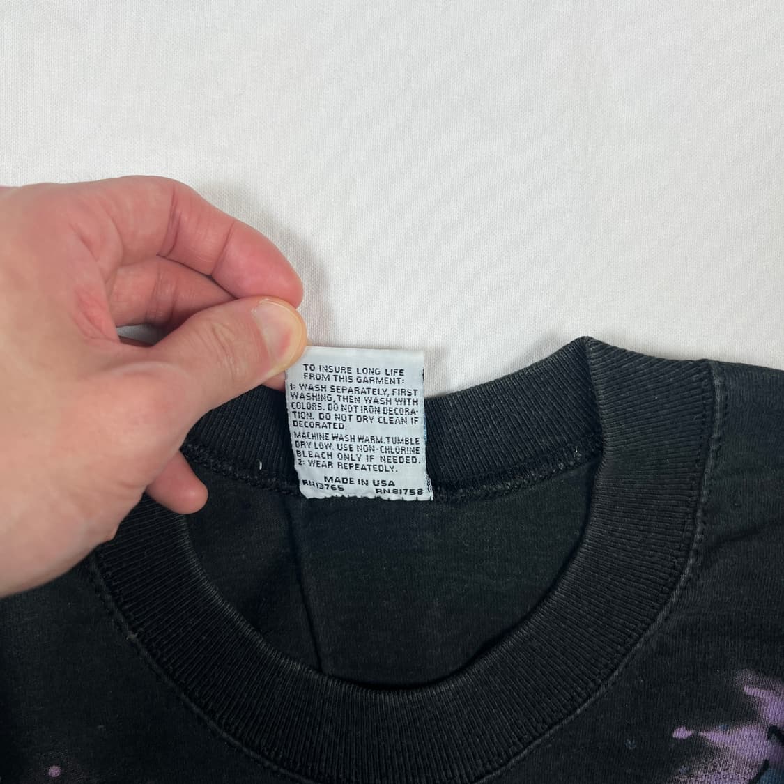 90‘s 97년도 리퀴드블루 다크위자드 반팔티 상품이미지9