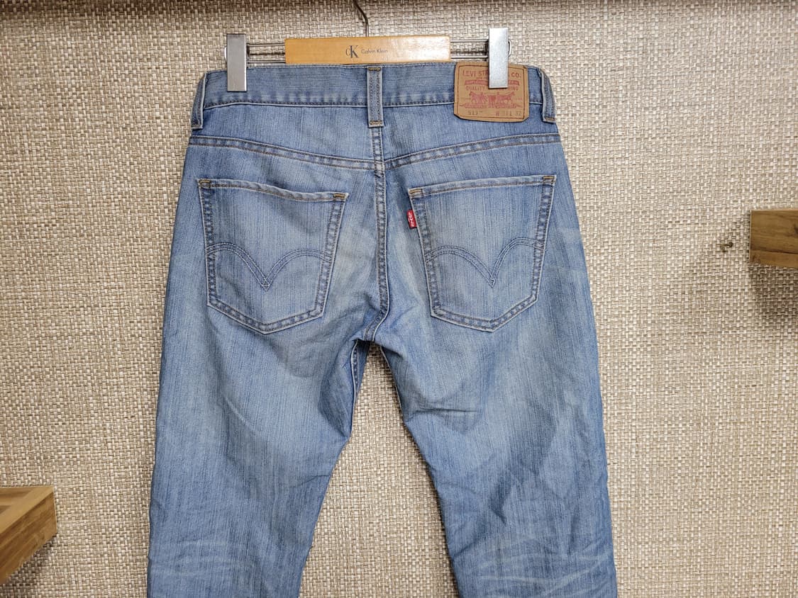 31인치 리바이스 511 슬림핏 청바지 빈티지 연청 아메카지  상품이미지3
