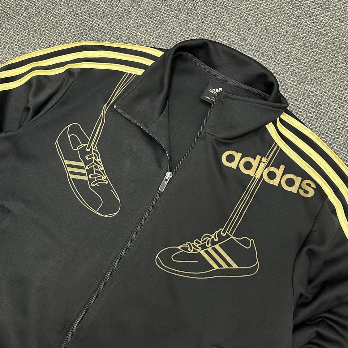 아디다스 00s Y2K 올드스쿨 골드라인 빈티지 져지 100 상품이미지4