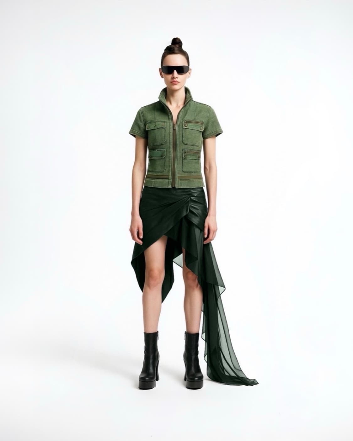 DOHO Green Utility Jacket 상품이미지5