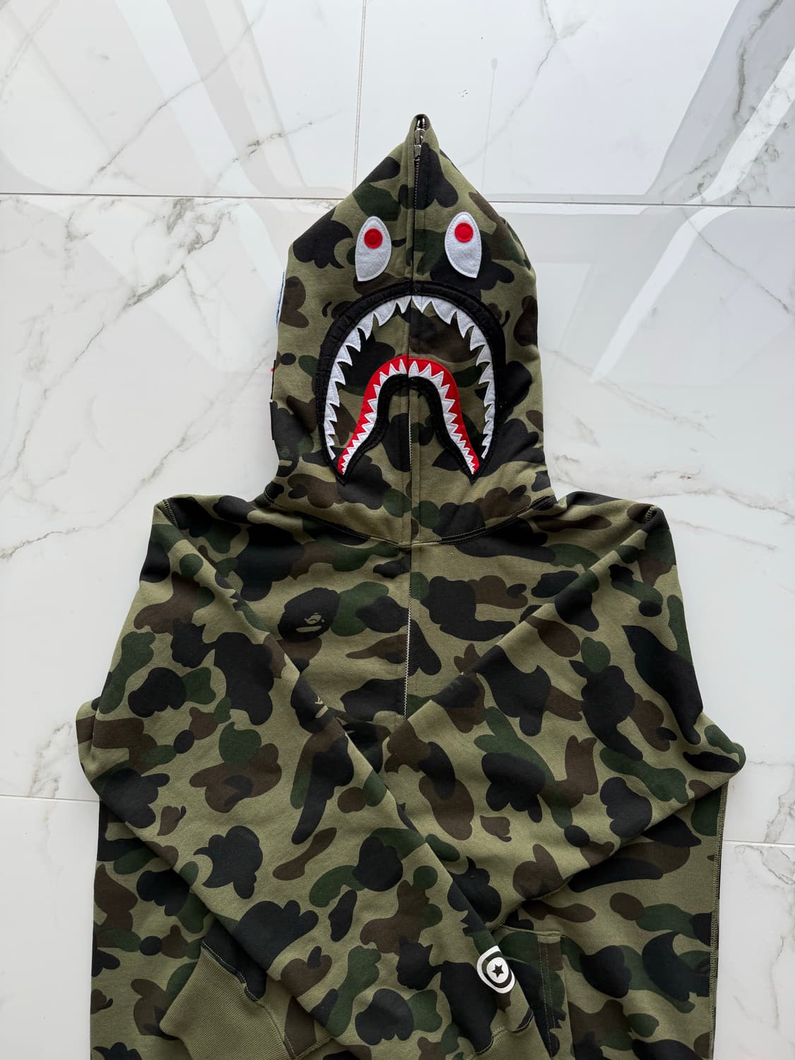 베이프샤크후드 녹계 L 상품이미지1