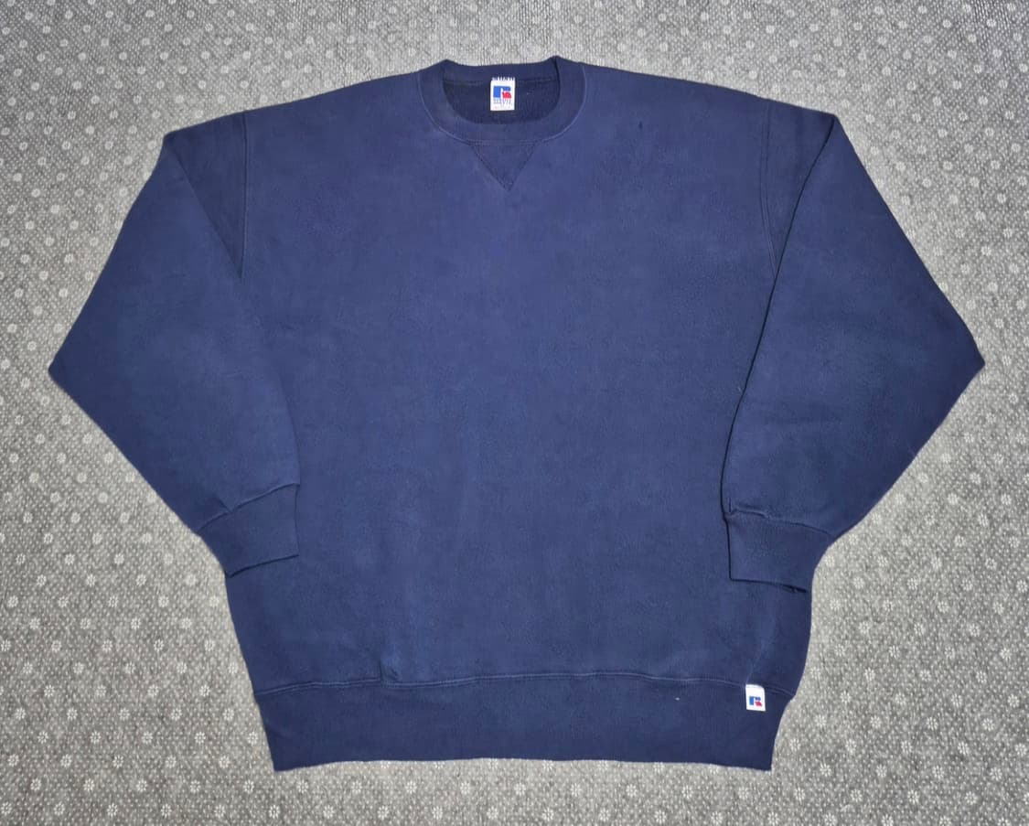 [XL] 90s MEXICO Made 러셀 네이비 스웻  -336 상품이미지1