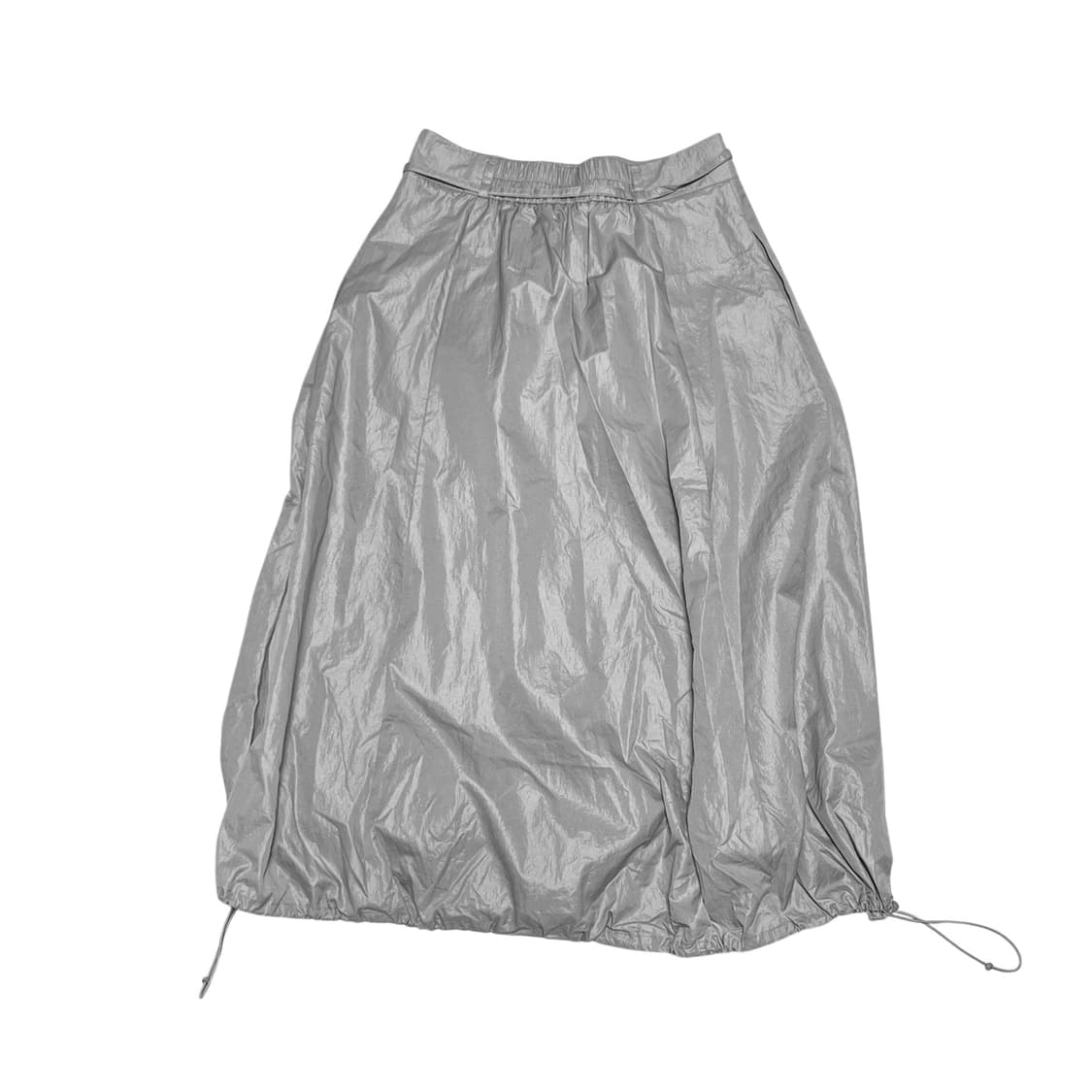 Acoc, Tuck String Skirt_Gray 상품이미지2