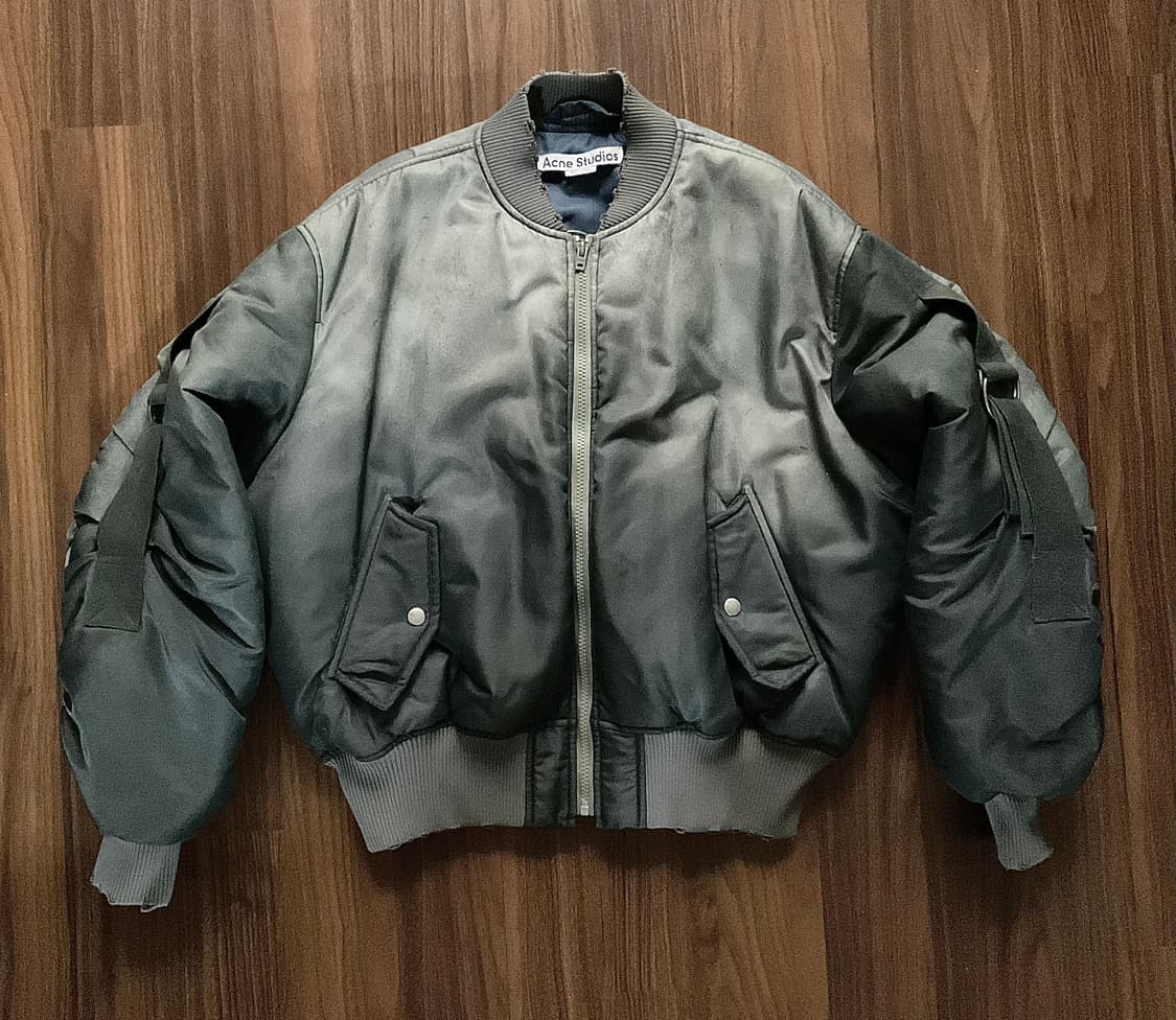 34) 아크네 스튜디오 olana 봄버 포레스트 그린 상품이미지1