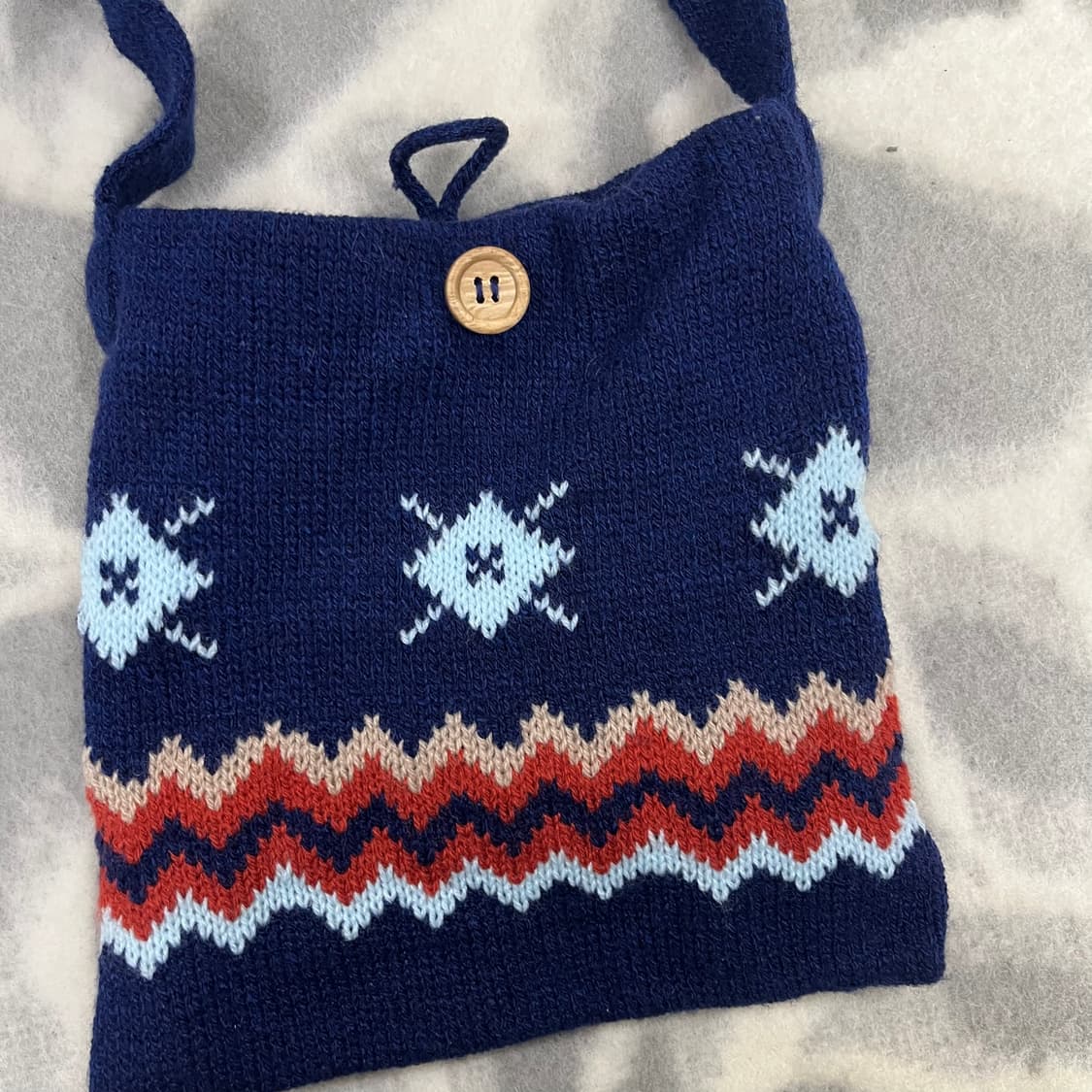 [JPN] 빈티지 미니 니트 크로스백 상품이미지2