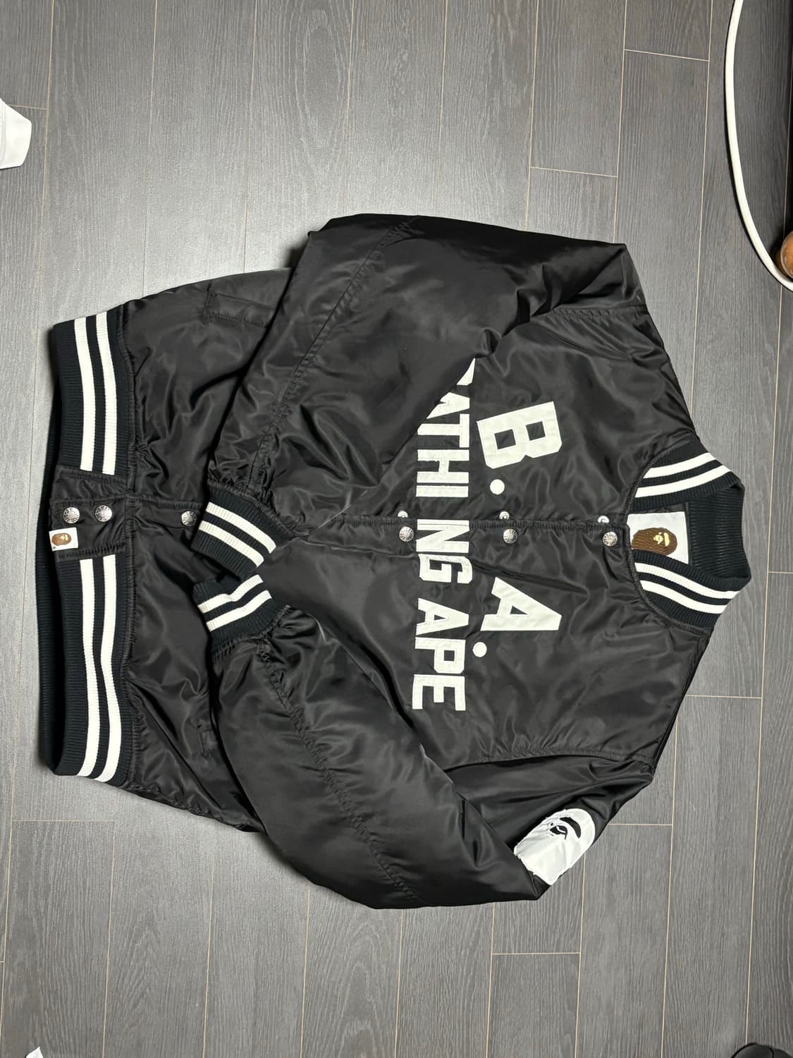 BAPE 나일론 바시티 자켓 L 상품이미지2