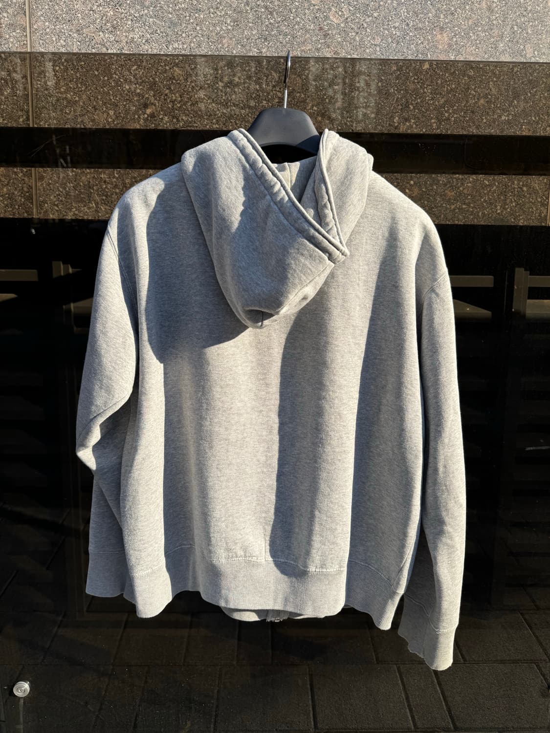 90s 슈프림 후드집업 그레이 아치로고 상품이미지3