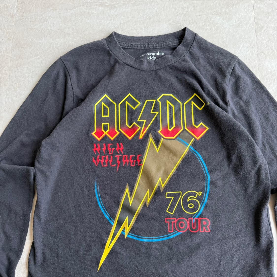 AC/DC 76 Tour 락티셔츠 상품이미지3