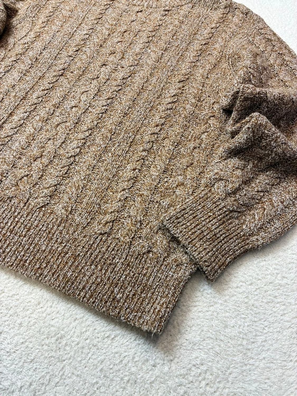 휴고보스 00's 꽈배기 브라운 울 니트 PN5921 상품이미지3