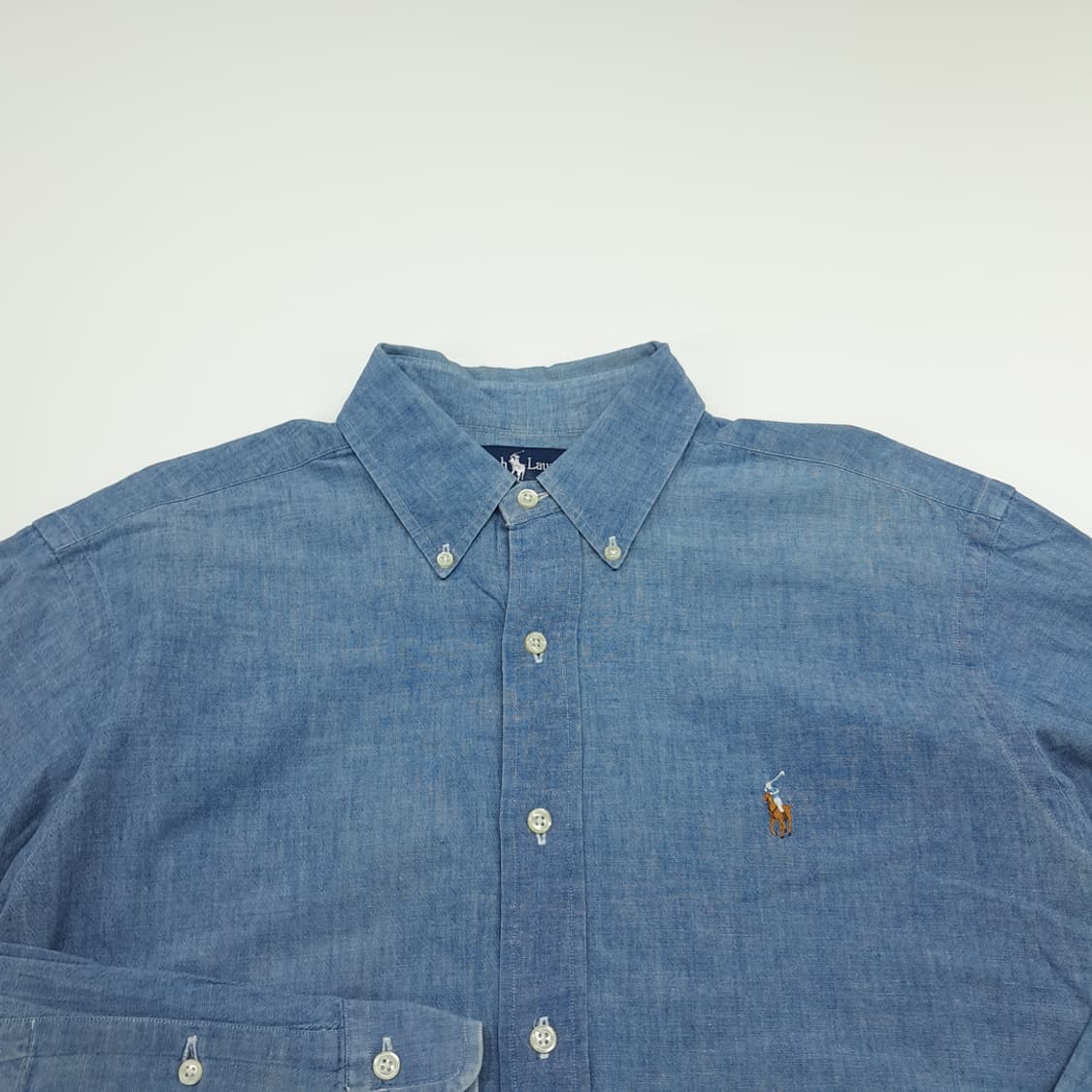 CN843 L 폴로 랄프로렌 샴브레이 긴팔 셔츠 남방 상품이미지3