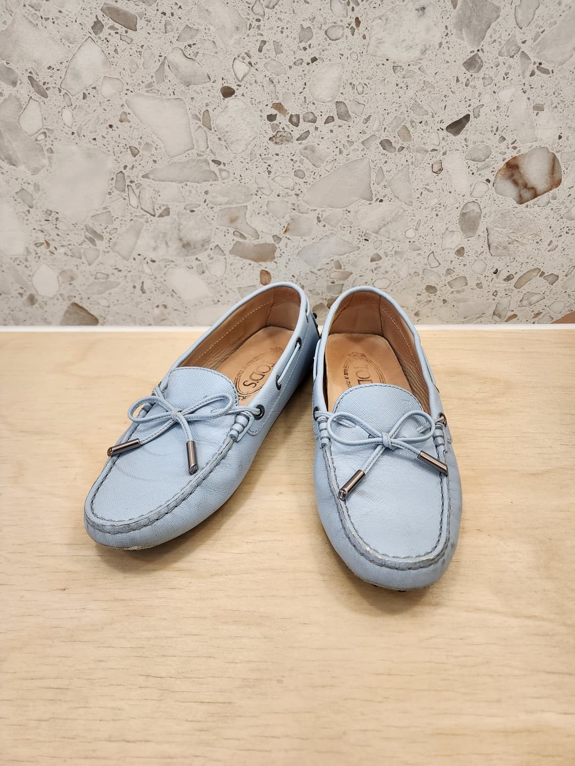 토즈 트라이빙 플랫슈즈 36 블루 상품이미지1