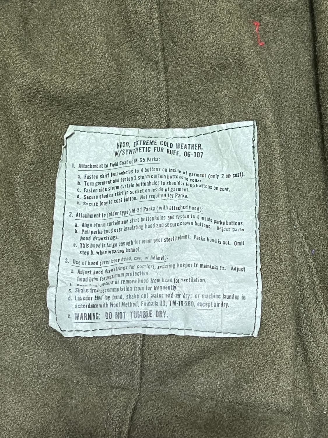 M65 피쉬테일 개파카 상품이미지7