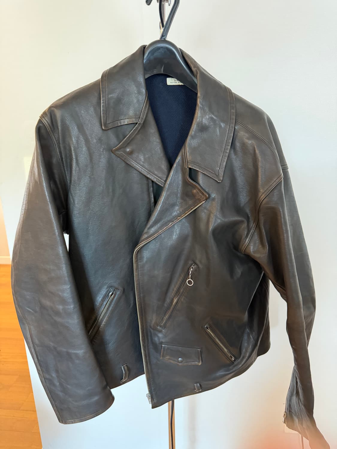 올드조 파티나 레더 자켓 (40) 상품이미지1