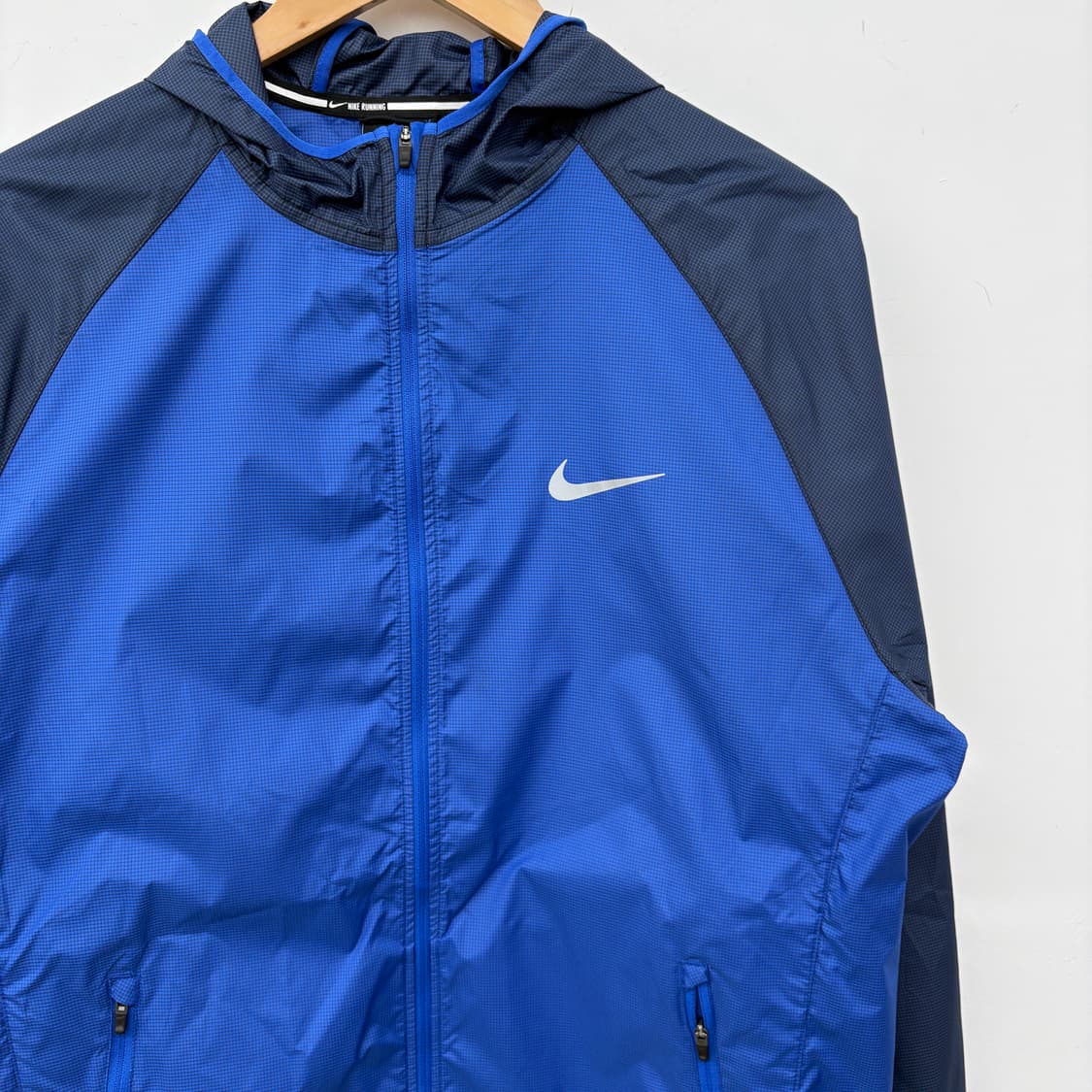 나이키 블루 바람막이 자켓 후드집업 남성XL 상품이미지2