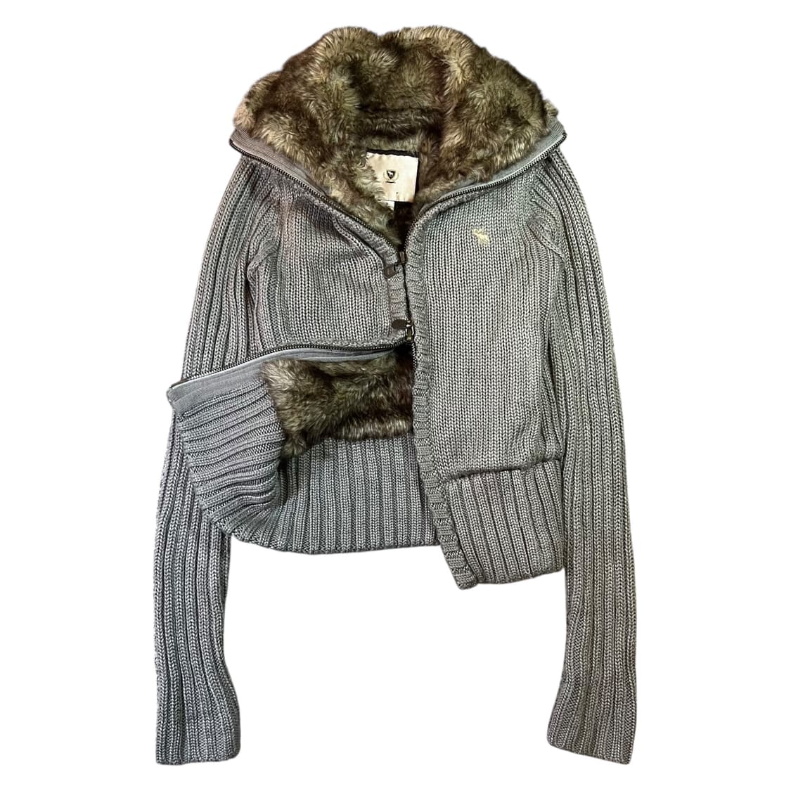 아베크롬비 투웨이 우먼 울프조 니트 집업 상품이미지2